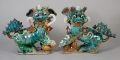 Pair Chinese Ceramic Buddhistic Lions