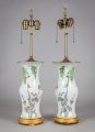 Chinese Export Porcelain Table Lamps with Shades