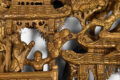 Pair Chinese Giltwood Architectural Relief Panels