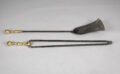 Pair Fireplace Tools-Shovel and Tongs
