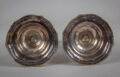 Antique Pair French 18th Century Silver-Plate Candlesticks