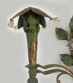 Pair of Tole Gilt Two-Light Wall Sconces