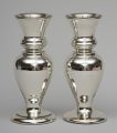 Pair of Victorian Mercury Glass Vases, Circa 1870