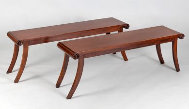 Pair Regency Style Benches