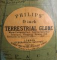 Philips' 9 Inch Terrestrial Globe on Stand