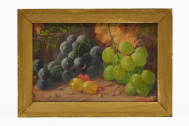 J O Rattenbury Oil on Board Still Life of Fruit
