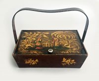 Regency Chinoiserie Ladies Sewing or Work Box, Circa 1810