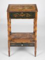 Regency Faux Bamboo Painted Side or Work Table