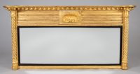 Regency Giltwood Overmantle Mirror-Main Front View
