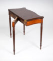 Sheraton Boston Mahogany Inlaid Card Table