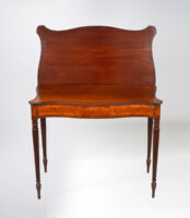 Sheraton Boston Mahogany Inlaid Card Table