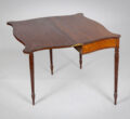 Sheraton Boston Mahogany Inlaid Card Table