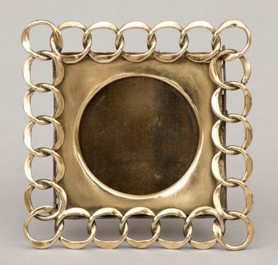 Small Square Brass Ring Frame