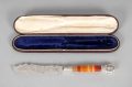 Sterling and Agate Handled Fish Knife