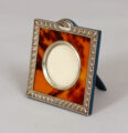 Sterling Silver and Tortoise Shell Picture Frame