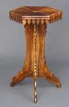 Specimen Wood Antique Pedestal Table