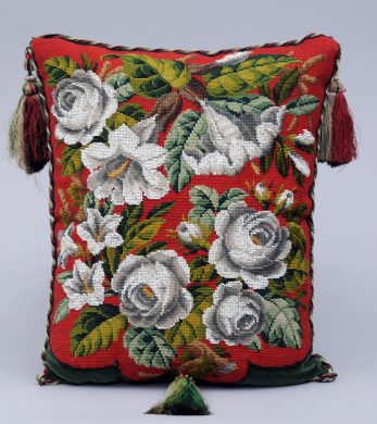 Victorian Beaded Cushion, Circa 1860