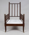 Victorian Beech Wood Bobbin Armchair