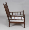 Victorian Beech Wood Bobbin Armchair