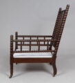 Victorian Beech Wood Bobbin Armchair