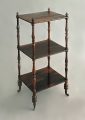 Rosewood Three-Tiered Whatnot or Etagere