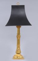 William IV Palmer & Co Gilded Bronze Candle Lamp-Main View